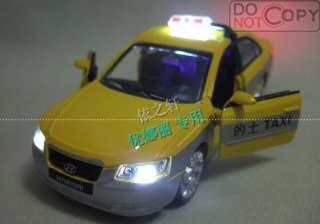 32 Hyundai Sonata Taxi Car Toy W/Light & Sound  