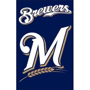  Milwaukee Brewers 2 Sided XL Premium Banner Flag: Sports 