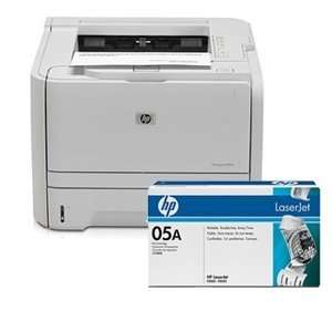  HP LaserJet P2035n Printer & Extra 05A Black Toner 