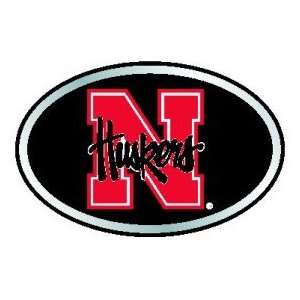  Nebraska Huskers Color Auto Emblem: Sports & Outdoors