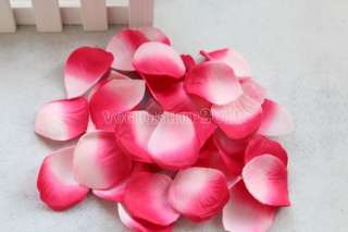 200 pcs Fabric Silk Flower Rose Petals Wedding Party Decoration Free 