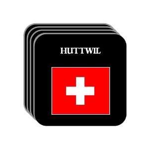  Switzerland   HUTTWIL Set of 4 Mini Mousepad Coasters 