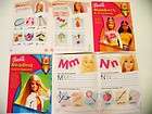 Barbie alphabet/phoni​cs/math lot 4 workbooks preschool/kind 