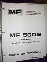 Massey Ferguson 500B Loader & Backhoe Service Manual  
