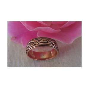 Solid Copper Ring CR018 Size 9 