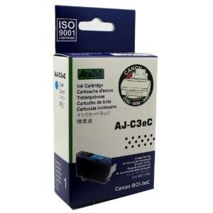  AcuJet Value 3 Pack Canon BCI 3e Cyan Compatible Ink 