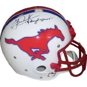  Eric Dickerson Autographed/Hand Signed Southern Methodist 