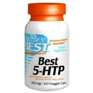  Doctors Best  Best 5 HTP, 100mg, 60 vegetable capsules Health 