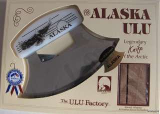 Alaska Ulu Resin Handle Inupiat Knife EAGLE BIRD  