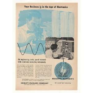    Packard Electronic Measuring Instruments Print Ad