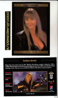GAILIAN REEDY 1992 MS. MISS HARLEY DAVIDSON PHOTO CARD  