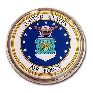 Air Force Seal Chrome Automobile Emblem