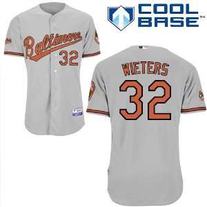  Matt Wieters Baltimore Orioles Authentic Road Cool Base Jersey 