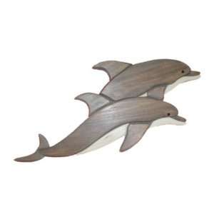  Intarsia Collection OAK WOOD CARVING Mosaic 23 DOLPHIN 