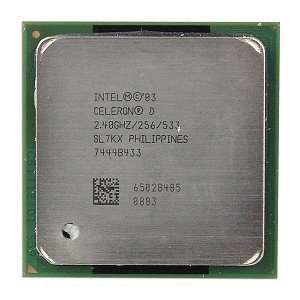  Intel Celeron D 2.4GHz 533MHz 256KB Socket 478 CPU 