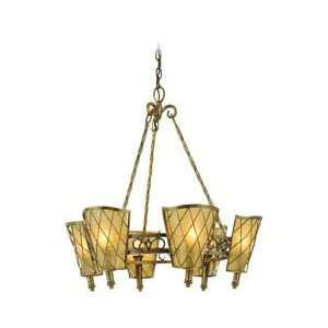  MARMONT 6LT CHANDELIER CHARRED GOLD
