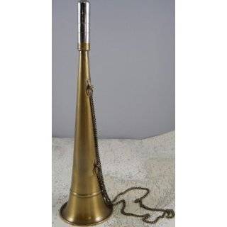 Brass Fog Horn Manual Marine Signal Whistle Vintage Reproduction 