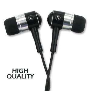  Noise Isolation HQ Metal Earbuds   Black: Computers 