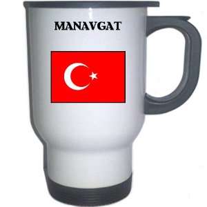 Turkey   MANAVGAT White Stainless Steel Mug Everything 