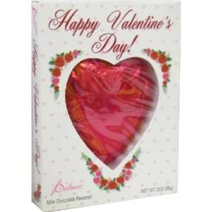 Valentines Day Chocolate Heart 2oz. Grocery & Gourmet Food