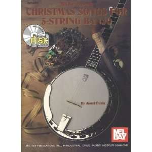   Bay Christmas Songs for 5 String Banjo [Paperback]: Janet Davis: Books