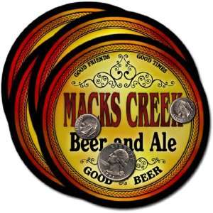  Macks Creek, MO Beer & Ale Coasters   4pk 