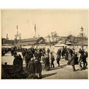  1893 Chicago Worlds Fair Java Village Exhibit Print 