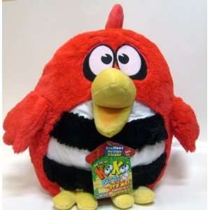  Kookoo Daddy Birds 12 Inch Plush Red: Toys & Games