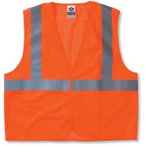    Glowear 8210HL Class 2 Economy Vest, Orange, S/M