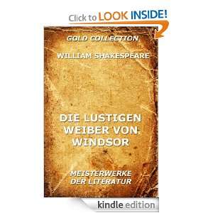 Die lustigen Weiber von Windsor (Kommentierte Gold Collection) (German 