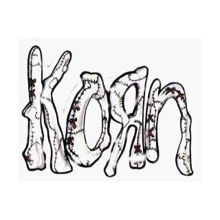  Korn   Stitched Logo   Sticker / Decal Automotive