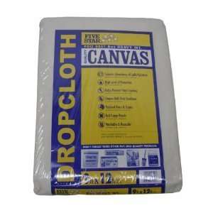  Five Star Canvas Dropcloth Heavy Weight   9x12
