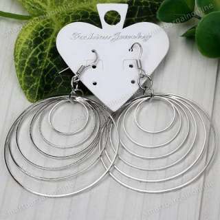   Ring Huggie Dangle Nickel Free Hoop Earring Jewelry Xmas Gift  