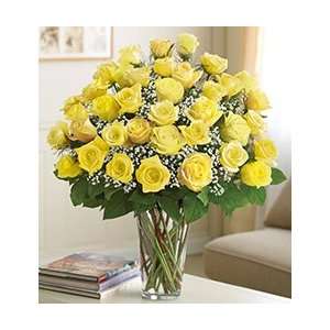 Flowers by 1800Flowers   Ultimate Elegance Long Stem Yellow Roses 