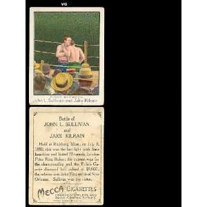  1911 T220 Regular (Boxing) Card# 24 john l sullivan vs 