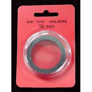  Air Tite I Black Ring Coin Holder for 36mm Coins 