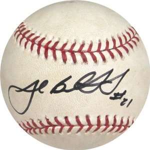  Josh Beckett Autographed/Hand Signed Game Used Baseball 