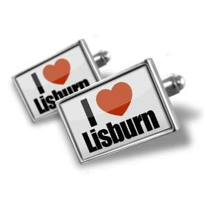Cufflinks I Love Lisburn region: in Lisburn, Northern Ireland   Hand 