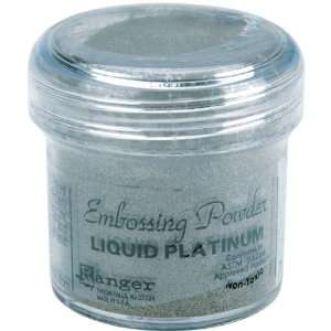   Ounce Embossing Powder, Liquid Platinum: Arts, Crafts & Sewing