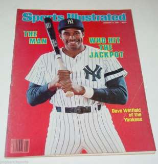 DAVE WINFIELD Sports Illustrated SI YANKEES   NO LABEL  