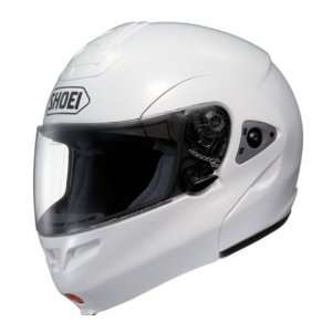  Shoei Multitec Helmet   White   Extra Large Automotive