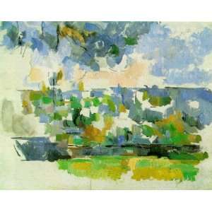 Oil Painting The Garden at Les Lauves Paul Cezanne Hand Painted Art 