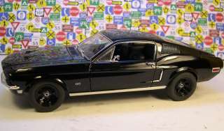   CUSTOM BLACK 1968 MUSTANG GT FASTBACK   WITH GMP CRAGAR WHEELS  