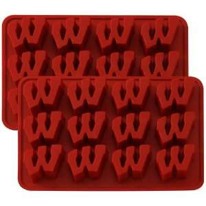    Wisconsin Badgers Silicone Ice Cube Trays