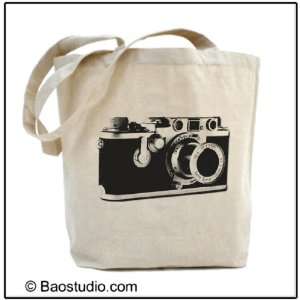 Vintage Leica III Camera   Eco Friendly Tote Graphic Canvas Tote Bag