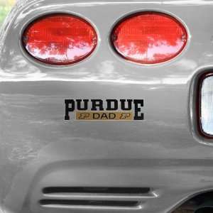 NCAA Purdue Boilermakers Dad Car Decal: Automotive