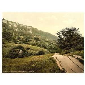  Photochrom Reprint of The Landslip, Isle of Wight, England 