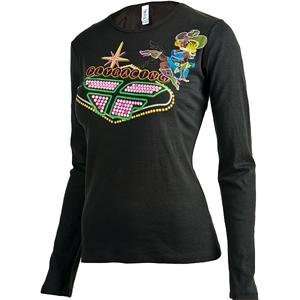  Fly Racing Womens Lady Luck Long Sleeve T Shirt   X Small 