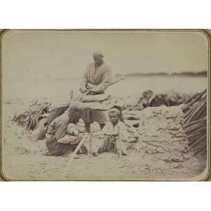 Kyrgyz,Central Asia,tree trunks,tents,production,c1865 