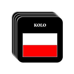  Poland   KOLO Set of 4 Mini Mousepad Coasters 